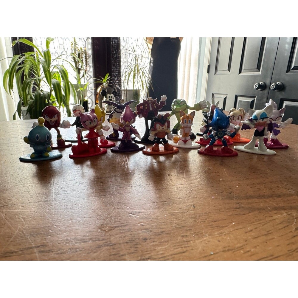 "Sonic The Hedgehog" Set of 17 Diecast Figures Wave 2 "Nano Metalfigs"